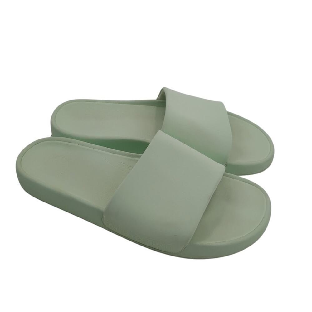 Lululemon Mens Resftfeel Slides Sandals Kohlrabi Green Size 45.5 US 11